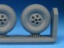 1/72 De Havilland Mosquito Slotted Mainwheels Block Tread image 2