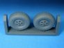 1/72 De Havilland Mosquito Slotted Mainwheels Block Tread image 4