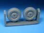 1/72 De Havilland Mosquito Late Mainwheels Block Tread image 6