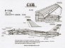 Cam Decals 1/32 F-14A Tomcat VF-114 Aardvarks USS Kitty Hawk image 1