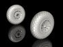 1/32 P-51D Mustang  wheels oval tread image 2