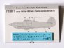 1/48 Stencils for Hawker Hurricane