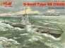 ICM 1/144 U-Boot Type IIb Sous-marin Allemand 1939