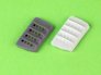 Master 1/32 P-51 Mustang Carb. Air Filter Cover RAF Louvr.B image 3