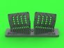 Master 1/32 P-51 Mustang Carb Air Filter RAF Louvers