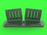 Master 1/32 P-51 Mustang Carb Air Filter RAF Louvers