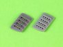 Master 1/32 P-51 Mustang Carb Air Filter RAF Louvers image 3