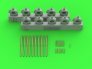 1/350 HMS Naiad armament barrels, 26 pcs. for Trumpeter