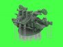 Master 1/350 Aff�t triple 25mm Type 96 IJN version pr�coce image 9