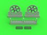 1/35 7TP drive wheels & engine grills