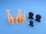 1/48 Lockheed-Martin F-35A Lightning II landing gears for Tamiya image 1