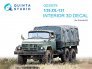 Quinta Studio ZIL-131 Int�rieur 3D 1/35 pour Zvezda