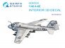 1/48 A-6E Interior on decal paper for Kinetic