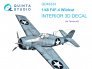 1/48 F4F-4 Wildcat Interior on decal paper for Tamiya