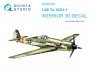 1/48 Ta 152H Interior on decal paper for Zoukei Mura
