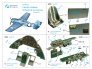 1/48 F4F-4 Wildcat Interior on decal paper for Eduard image 1