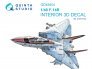 1/48 F-14B Interior on decal paper for GWH