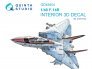 1/48 F-14B Interior on decal paper for GWH