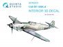 1/48 Bf 109K-4 Interior on decal paper for Eduard