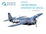 1/48 FM-2 Wildcat Interior on decal paper for Eduard