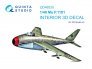 1/48 Messerschmitt Me P.1101 coloured Interior