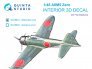 1/48 A6M5 Zero, Mitsubishi Prod 3D & color interior