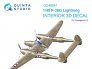 1/48 P-38G Lightning color Interior for Hasegawa