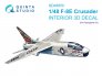1/48 F-8E Crusader 3D & color Interior for Hasegawa/Hobby 2000