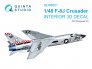 1/48 F-8J Crusader 3D & color Interior for Hasegawa/Hobby 2000