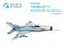 Quinta Studio 1/48 MiG-21F-13 Int�rieur 3D pour Eduard