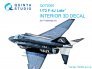 1/72 F-4J Late Interior on decal paper for FineMolds