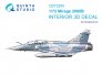 1/72 Mirage 2000B color Interior for Modelsvit