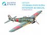 QUINTA STUDIO Ki-43 II Ko/Otsu Cockpit 3D Couleur 1/72