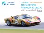 1/24 Ford GT40 Mark II 66 3D & color interior for Meng