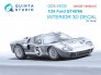 1/24 Ford GT40 Mark II 66 3D & color interior MENG SMALL