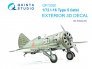 1/72 I-16 Type 5 late Ensemble ext�rieur pour Zvezda