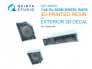Quinta Studio Su-30SM Soutes Roues Compl�tes 1/48 Zvezda