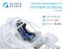 1/24 Sparco 6-point Racing Harness 3+2, blue