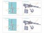 1/48 UBT Machine Gun Soviet, WWII, 2 pcs. image 1