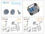 1/72 Yakovlev Yak-1/Yak-3 Weighted wheels for Zvezda image 1