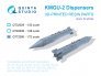Quinta Studio KMGU-2 Dispensers 1/72 - 2 pcs