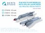 Quinta Studio Missiles R-60 AA avec lanceurs APU-60 1/72