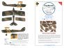 1/72 De Havilland Tiger Moth Raf camouflage pattern paint mask