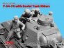 1/35 Soviet T-34/76 with 4 x Soviet Tank Rider figures image 1