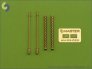 1/32 Japanese Ho-103 12,7mm mach.gun barrels 2pcs