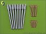 1/350 Richeliu armament set (barrels  29 pcs.)