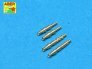 1/32 Set of 4 German barrels tips for 7,92 mm MG.17