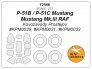1/72 North-American P-51 Mustang masks