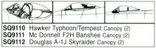 Squadron Canopies Hawker Typhoon Mk.IB/Tempest Mk.V 1/72