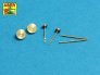 1/35 Set of 2 barrels for Soviet tank 7,62mm DT machine gun